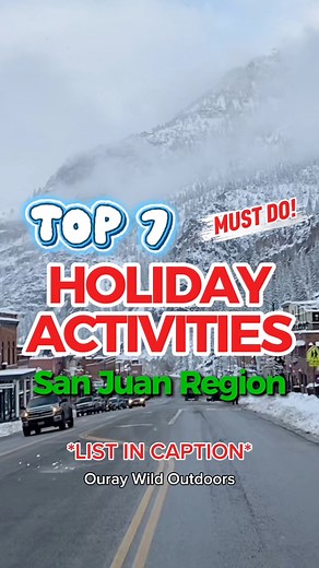 🎄 Top 7 Christmas Events in the Colorado San Juans (2025 Edition) — PLAN YOUR FESTIVITIES! From the twinkling streets of Ouray to the snow-covered peaks of Telluride and Durango, the San Juan Mountains come alive each December with the magic of small-town Christmas charm. Here are seven must-see events to fill your holidays with light, laughter, and mountain spirit ⛰️✨ ⸻ 🎅 1️⃣ Ouray Yule Celebration — Sat, Dec 6, 2025 Spend the day in the heart of Ouray with an “Elf on the Shelf” scavenger hun