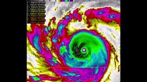 ***Updated 1PM to note the latest intensity, now a Cat 4, 130mph typhoon*** Himawari satellite imagery is now showing a well-defined eye on TY Mawar. Mawar, a powerful 130mph Cat-4 typhoon continues to intensify and approach the Marianas. Especially for those on Guam, rush to completion all preparations and know where you're going to go for shelter. In this dangerous situation, you should find a place that is built fully with reinforced concrete walls and roof. Rota and the CNMI: plan for the po