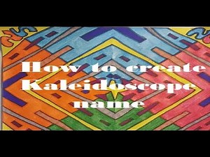 Kaleidoscope Art Lesson |What is Kaleidoscope Art? | Fun Kids Art Lesson | Art + Science Project