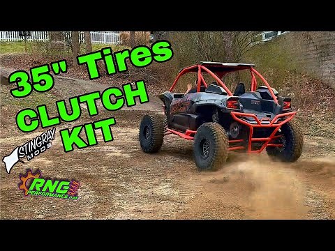 KRX 1000 on 35s with RNG Stingray mods clutch kit runs like an animal
