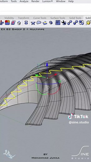 Rhino EX 82: Advanced 2D Rotate and Loft Techniques