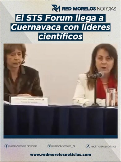 Cuernavaca será sede del STS Forum regional La gobernadora Margarita González Saravia confirmó que Cuernavaca será sede del STS Forum para América Latina y el Caribe, que se llevará a cabo del 3 al 5 de diciembre, tras una reunión en la Ciudad de México con la titular de Ciencia, Humanidades, Tecnología e Innovación, Rosaura Ruiz Gutiérrez. 🧪🌍 El encuentro reunirá a la comunidad científica, académica y empresarial, además de delegaciones internacionales. La organización adelantó la participaci
