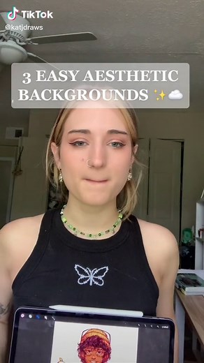 Some quick and easy aesthetic backgrounds for Procreate! ✨💕 #procreate #procreatetips #digitalart #arttutorial #procreatetutorial #illustration #art #artinspiration