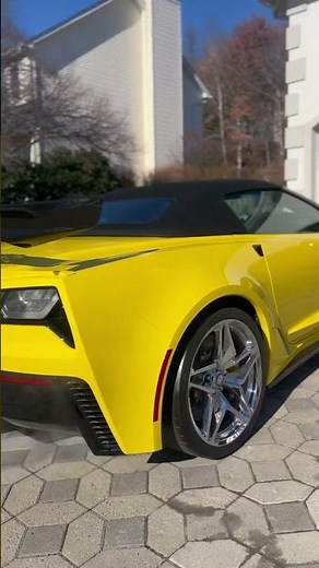 2019 Chevrolet Corvette ZR1 Convertible 3ZR ZTK. Corvette Racing Yellow. RARE Spec!