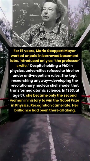 Maria Goeppert Mayer: The Nobel Prize They Couldn’t Ignore