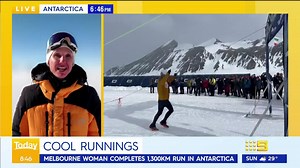 15K views · 223 reactions | Melbourne mum and scientist Donna Urquhart has just broken a world record by running an ultra marathon in Antarctica. #9Today | TODAY | Facebook