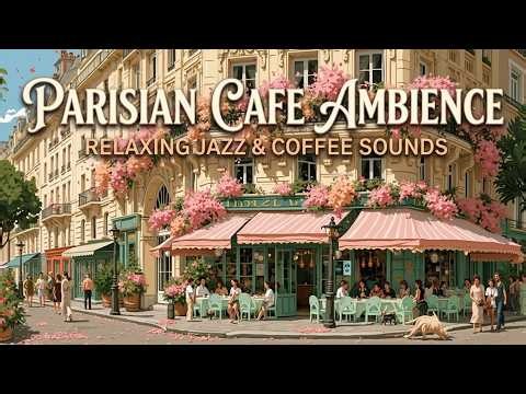 Parisian Cafe Ambience With Smooth Coffee Shop Jazz For Relaxing French Cafe Vibes
