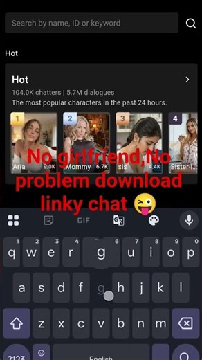 AI gf # Linky chat # 😜