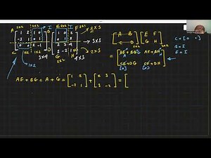 Block matrix multiplication for non square matrices