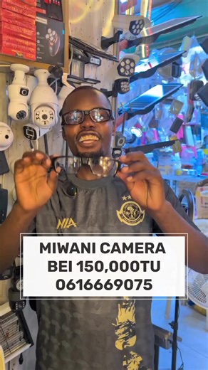 MIWANI CAMERA Inachukua video na sauti Inatumia memory card Ina record sauti na video BEI:150,000 ☎️0616669075 #foryoupage #foryou #securitycamera