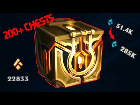 Opening 200+ chests | League of Legends Hextech crafting