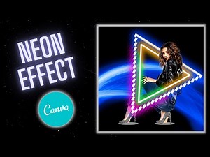 How to create neon effect in Canva | Tutorial by DLC Ventures India