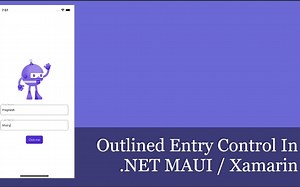 .NET MAUI 中的浮动标签