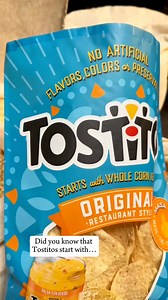 Tostitos® are crafted for the perfect crunch, starting with whole corn kernels to make our masa the traditional way. | Tostitos