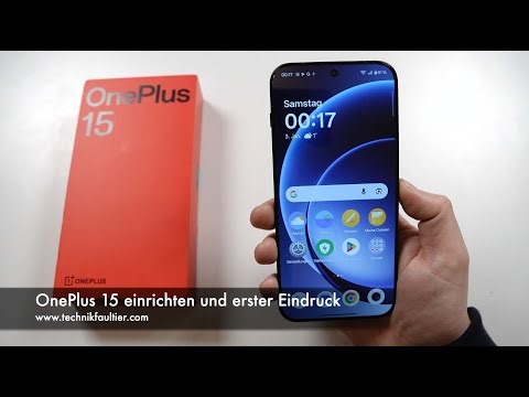 Setting up the OnePlus 15 and first impressions