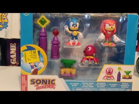 Unboxing sonic the hedgehog action figures
