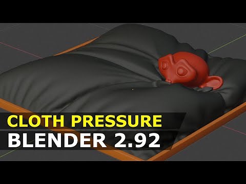 Cloth Pressure | Blender 2.92 | EASY
