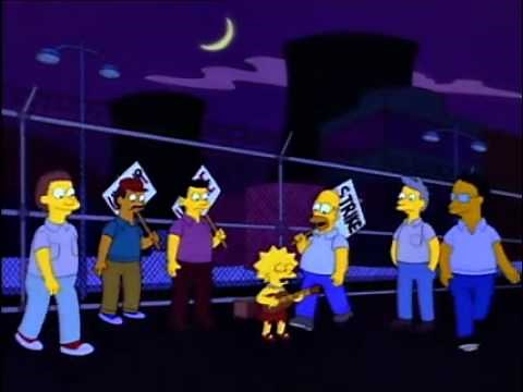 The Simpsons - Power Plant Strike