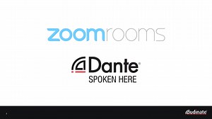 Dante as Software: ZoomRooms