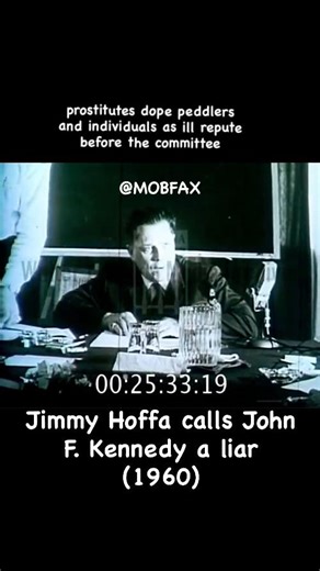 Jimmy #Hoffa publicly accused John F. Kennedy of lying, specifically over statements in #JFK’s book, “Profiles of Courage.” (1960) #MOBFAX #Mafia | MOBFAX