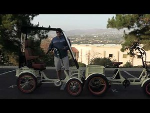 4 Wheel Bicycle w/ a Motor: Scared of Two Wheels? These 4-Wheel E-Bikes Fix That