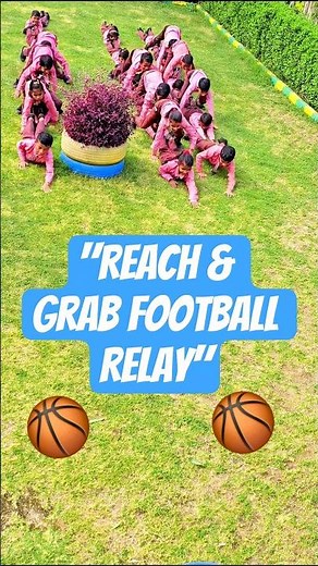 Reach & Grab Football Relay - The Ultimate Team Challenge!