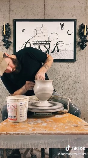 Scrimshaw Pottery on TikTok