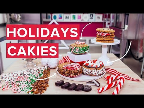 How to make Holiday Cakies - Cookie Sandwiches with Chocolate Chip Cookies, Cake and Buttercream!