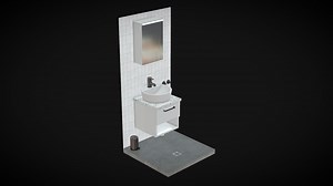 Bathroom sink corner - Download Free 3D model by draakon_4d