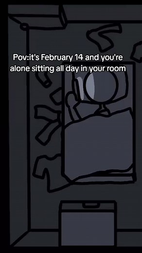 Alone on Valentine's Day: A Relatable Room Meme