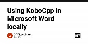 GPT for Word. Use KoboldCpp in Microsoft Word Locally (100% Private).