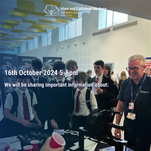 📢 Reminder!Our Year 10 Work Experience Information Evening takes place on Thursday 16th October, 5–6pm.Join us to find out:💼 What Work Experience is⭐ Why it’s important💻 How to use — and how… | Irlam & Cadishead Academy