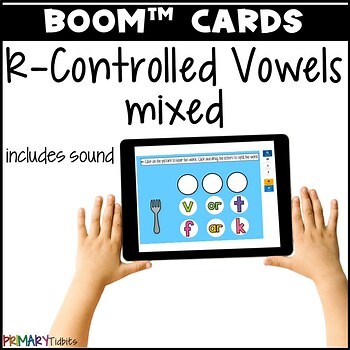 R-controlled Vowels Mixed AR, OR, ER/IR/UR Words with Encoding Spelling Practice