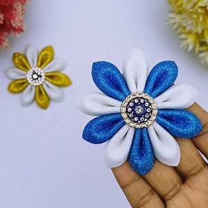 Glitter Foam Sheets Craft Ideas - DIY Handmade Glitter Foam Flowers Making | Creative Art & Craft Ideas