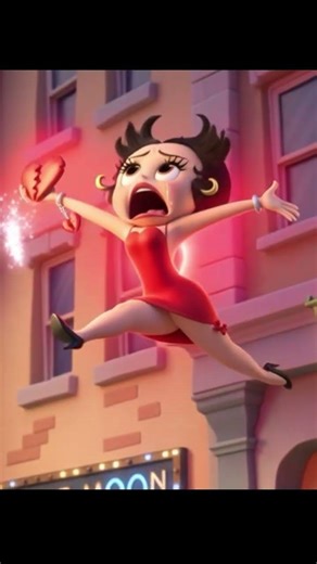 Betty’s Heartbreak to Happiness! 💔➡️💖 #bettyboop #viralvideo #trending #shortsfeed #fypシ゚viral