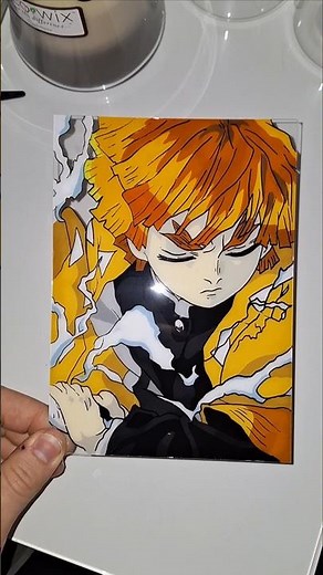 Zenitsu Flaming Thunder God 🔥⚡️ #anime #demonslayer