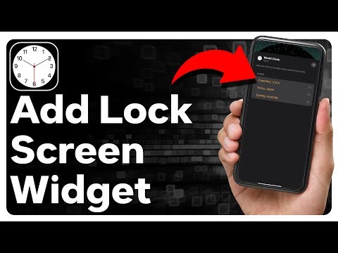 How To Add Clock Widget To iPhone Lock Screen