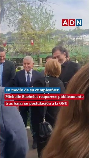 En medio de su cumpleaños: Bachelet reaparece públicamente tras bajar su postulación a la ONU