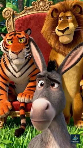The Donkey and the Lion’s Lesson 🦁🐴 | Wisdom Story for Kids | StoryPlanetKids