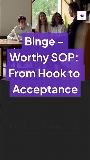 Binge - Worthy SOP: From Hook to Acceptance #ivyedgesop #StatementOfPurpose #SOPTips