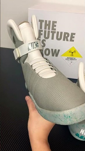 "Nostalgia + Cutting-edge technology!" "Nike Air Mag, Limited Edition Collectible"#shoes #nike