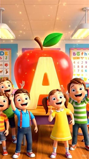 A to E Alphabets Learning for Kids | 3D Fun Alphabet Education #KidsLearning #Alphabets #shortvideo