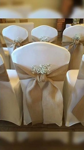 Simple Wedding Chair Decoration Ideas