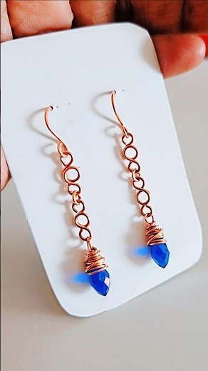 Easy Wire Chain Link Tutorial – 20 Gauge Copper Wire #wirewrapping #wirewrappingtutorial