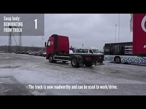 LOGISTICS – SWAP BODY – 2 / Removing the swap body container from the vehicle