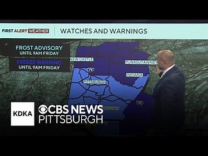 KDKA-TV Evening Forecast (10/9)