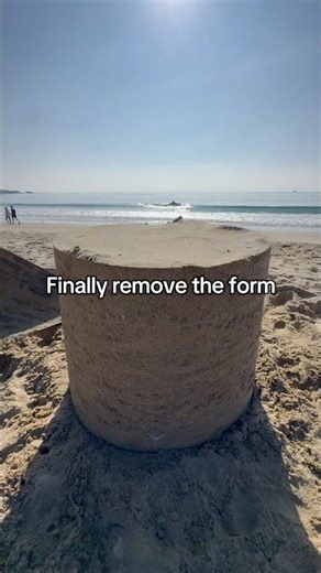 How to make a sand castle base
