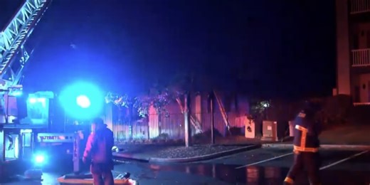 Fire destroys several floors of southwest Atlanta apartment building