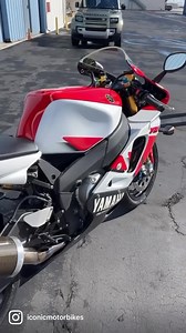 Certain bikes just “GRAB” your attention and the Yamaha R7 OW02 certainly does that! . This one will be on iconicmotorbikeauctions.com very soon from a close mate / client in AZ. . I have one that I picked up when I first had the idea of opening Iconic. It was a bit of a bad deal as it was supposed to be 100% stock and perfect but it ended up being a bike that once had the full race kit…the seller sold off the easy to remove parts and put some stock parts back on it such as the race airbox, ECU,