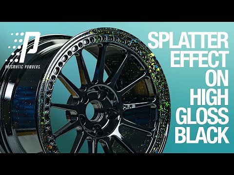 Splatter Effect with Liquid Powder | Prismatic Powders®